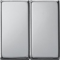 Лицевая панель Gira ClassiX для 2-кл. выключателя хром